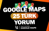 Google Maps 25 Gerçek Türk Yorum | HIZLI