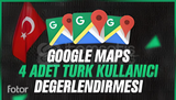 Google maps 4 adet türk yorum