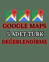 ⭐GOOGLE MAPS 5 YORUM + GARANTİ⭐
