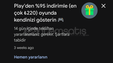 GOOGLE PLAY %95 İNDİRİM 