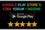 ⭐ Google Play Store 5 Adet İndirme + Yorum ⭐