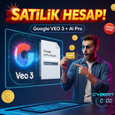 Google VEO 3 + Google Ai Pro 1 Aylık
