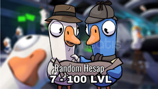 ⭐ Goose Goose Duck 7-100 LVL Random hesap ⭐