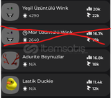 İstediğiniz LİMİTED item