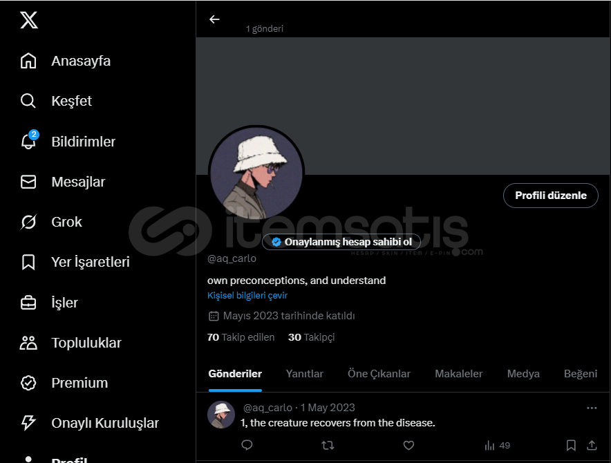 Görünmez İsim Yapma Methodu : Twitter : X Görünmez İsim Yapma Methodu : Twitter : X