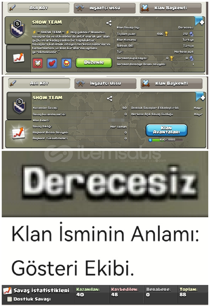 GÖSTERİ EKİBİ⚡LİG ÖZEL AVANTAJ KLANI⚡ GÖSTERİ EKİBİ⚡LİG ÖZEL AVANTAJ KLANI⚡