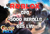 ⭐ GPO ⭐ 5000+ REROLLS | 625 LVL 