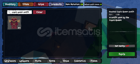 GPO EXALTED CUPID QUEEN OUTFIT