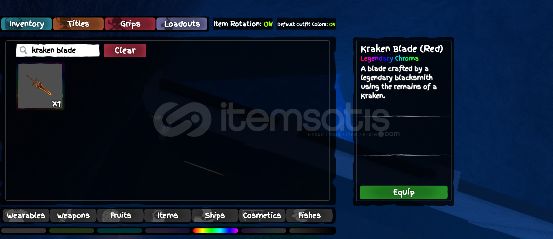 GPO KRAKEN BLADE (RED) GPO KRAKEN BLADE (RED)