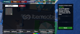 GPO MUSASHI'S CRIMSON KATANA