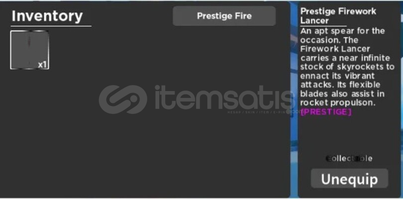 Roblox Gpo Prestige Firework Lancer ( PFL )