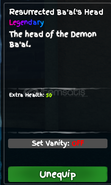 GPO Ressurected Baal Head GPO Ressurected Baal Head