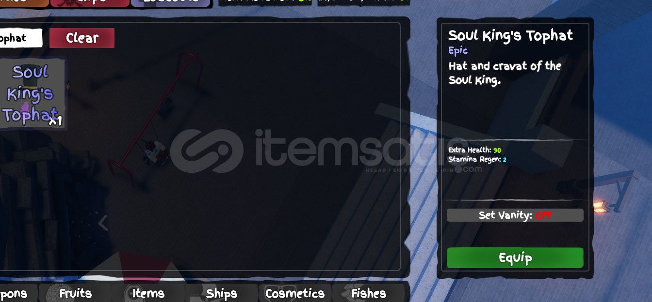 GPO SOUL KING'S TOPHAT GPO SOUL KING'S TOPHAT