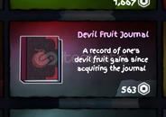 Grand Piece Online Devil Fruit Joumal
