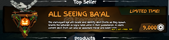 Grand Piece Online All Seeing Baal