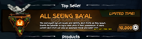 Grand Piece Online All Seeing Baal