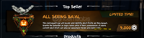 Grand Piece Online All Seeing Baal