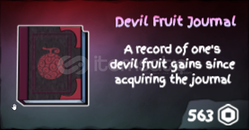 ⭐[Grand Piece Online] Devil Fruit Journal |GİFT