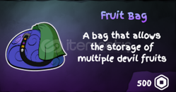 Grand Piece Online Fruit Bag Grand Piece Online Fruit Bag