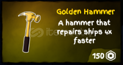 ⭐Grand Piece Online​⭐Golden Hammer | GİFT⭐