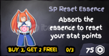 ⭐[Grand Piece Online] Sp Reset Essence | GİFT