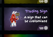 Grand Piece Online Trading Sign 