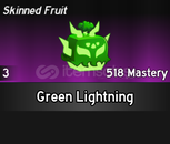 Green Lightning Blox Fruit