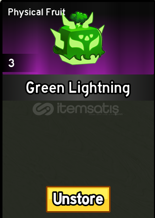 Green Lightning Skin / Hızlı Teslimat Green Lightning Skin / Hızlı Teslimat