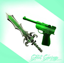 Green Luger Set [Murder Mystery 2 - MM2]