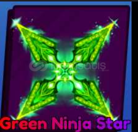 Green Ninja Star Full Set | Blade Ball Green Ninja Star Full Set | Blade Ball