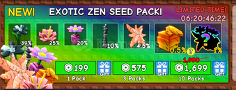 Grow a Garden / 1 X EXOTIC ZEN SEED PACK !