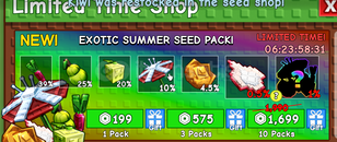 Grow a Garden / 10 X EXOTIC SUMMER SEED PACK