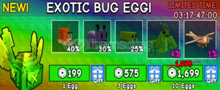 ⭐Grow a Garden 10x Exotic Bug Egg⭐