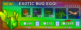 ⭐Grow a Garden⭐10x Exotic Bug Egg⭐