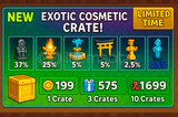 GROW A GARDEN⭐10x EXOTIC COSMETIC CRATE⚡