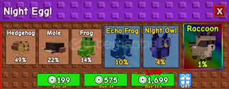 ⭐Grow a Garden 10x Night Egg⭐ 