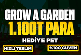 GROW A GARDEN 1.100T PARA - HIZLI UCUZ