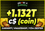 ⭐Grow A Garden +1.132T C$ (coin)⭐