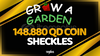 Grow a Garden 148.800 QD Coins (Sheckles)