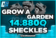 Grow a Garden 14.880Q Coins (Sheckles)