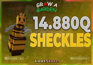 ⭐GROW A GARDEN 14.880Q COİNS (SHECKLES)⭐