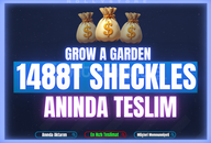 ⭐GROW A GARDEN 1488T SHECKLES⭐
