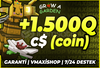 ⭐Grow A Garden +1.500Qd C$ (coin)⭐