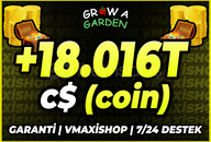 ⭐Grow A Garden +18.016T C$ (coin)⭐