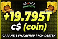 ⭐Grow A Garden +19.795T C$ (coin)⭐