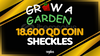 Grow a Garden 18.600 QD Coins (Sheckles)