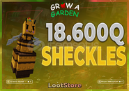 ⭐GROW A GARDEN 18.600Q COİNS (SHECKLES)⭐
