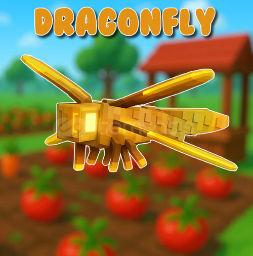 GROW A GARDEN 1X DRAGON FLY + 50QI SHECKLES GROW A GARDEN 1X DRAGON FLY + 50QI SHECKLES