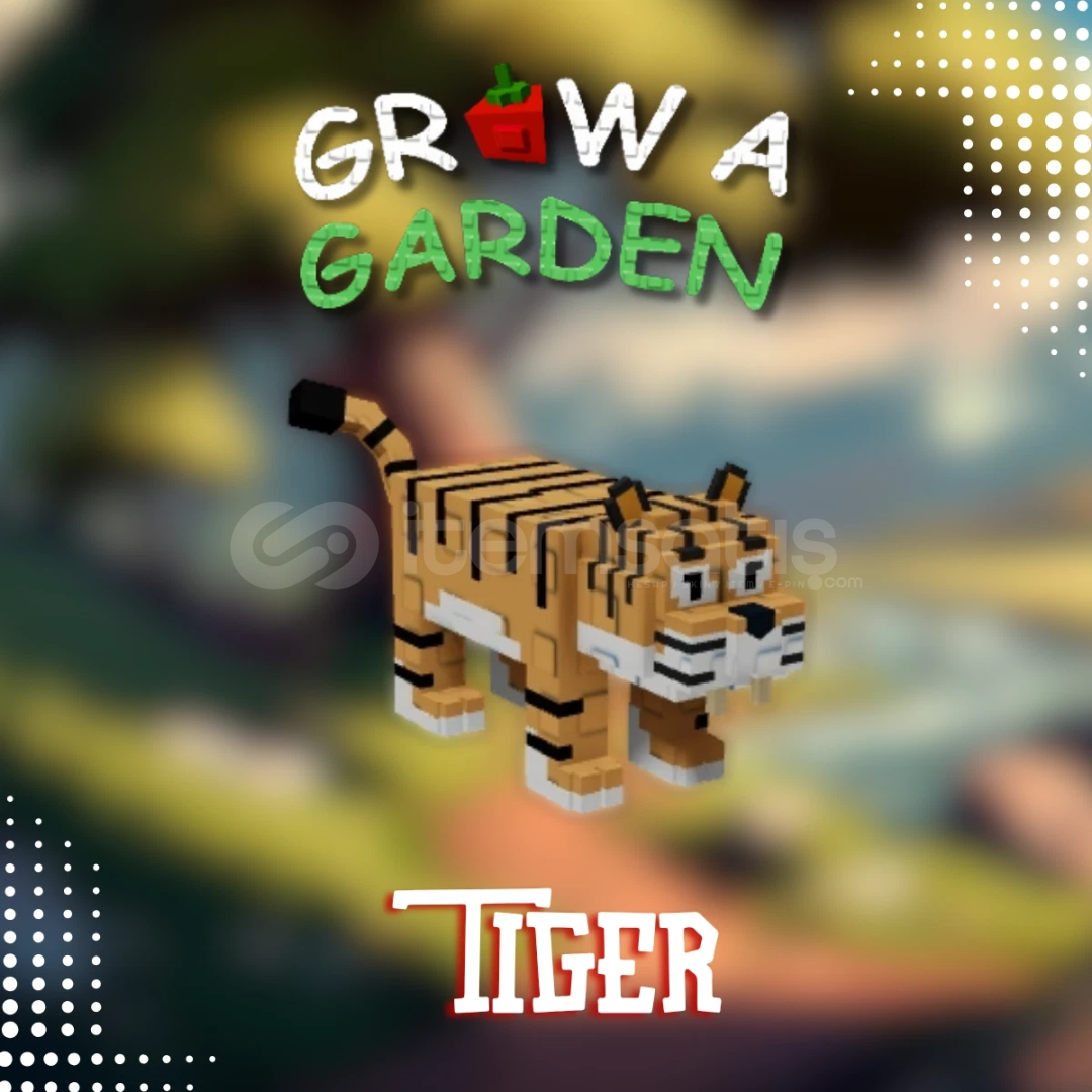 GROW A GARDEN 1X TİGER + 50QI SHECKLES GROW A GARDEN 1X TİGER + 50QI SHECKLES