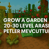 Grow a garden 20 30 level petler